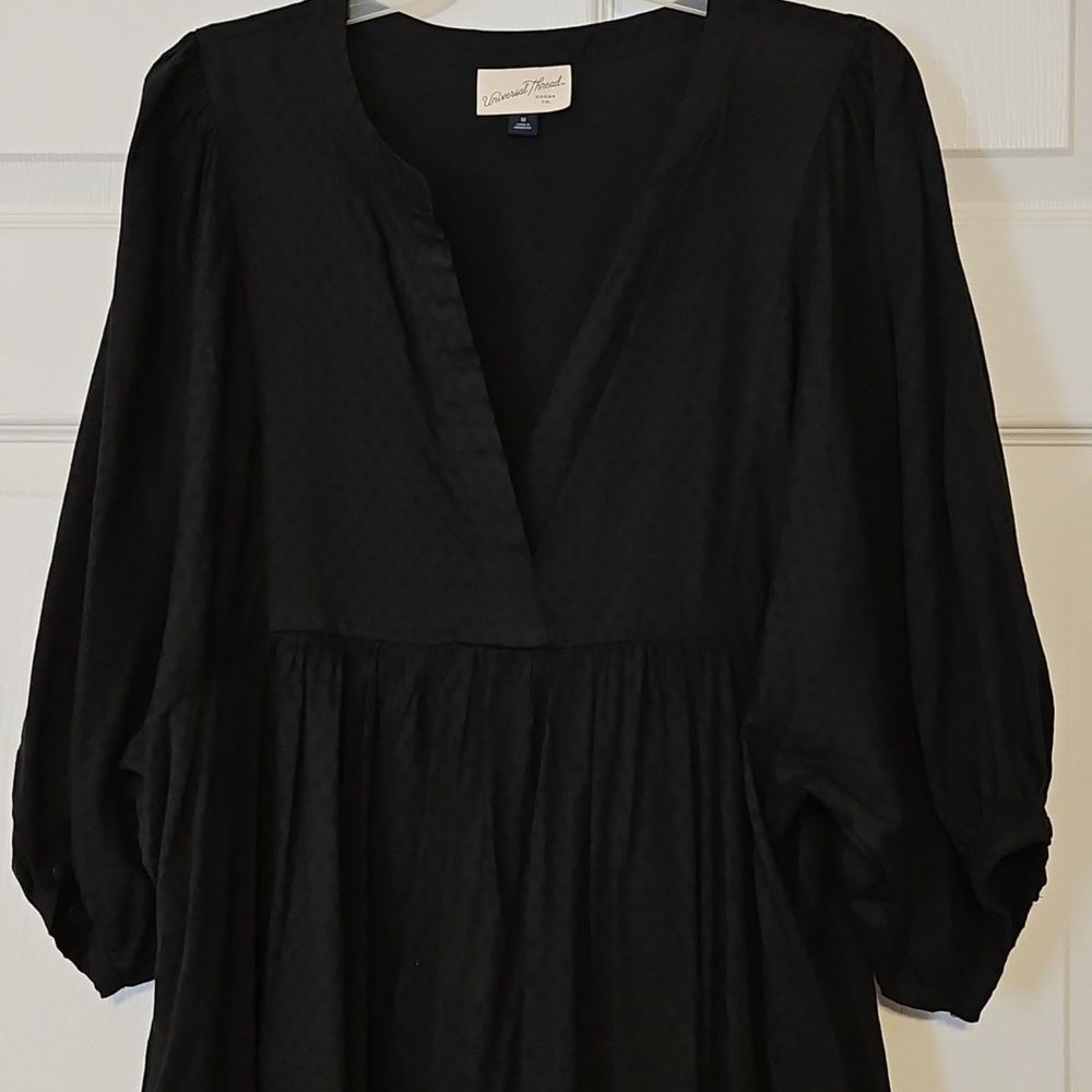 Dress by Universal Thread - Black with Voluminous Sleeves